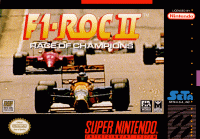 F1 ROC II Race of Champions Super Nintendo US box art